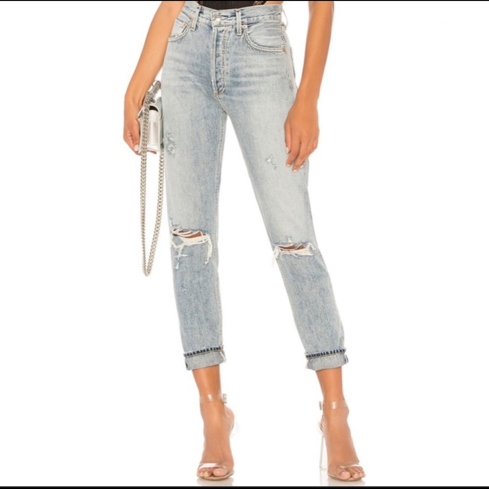 AGOLDE jamie high rise classic jeans size 25